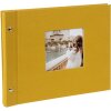 Goldbuch šroubovací album Bella Vista hořčice 30x25 cm 40 bílých stran
