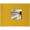 Goldbuch šroubovací album Bella Vista hořčice 30x25 cm 40 bílých stran