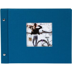 Šroubovací album Goldbuch Bella Vista Petrol 30x25 cm 40 bílých stran