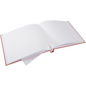 Šroubovací album Goldbuch Bella Vista lososová 30x25 cm plátno rozbalovací