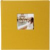 Goldbuch fotoalbum Bella Vista hořčicové plátno 60 stran 30x31cm se skelnou vazbou