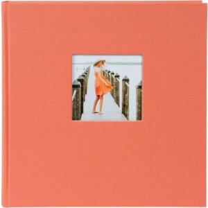 Goldbuch fotoalbum Bella Vista salmon 30x31 cm 60 černých stran plátno