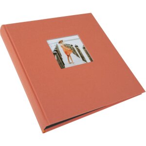 Goldbuch fotoalbum Bella Vista salmon 30x31 cm 60 černých stran plátno