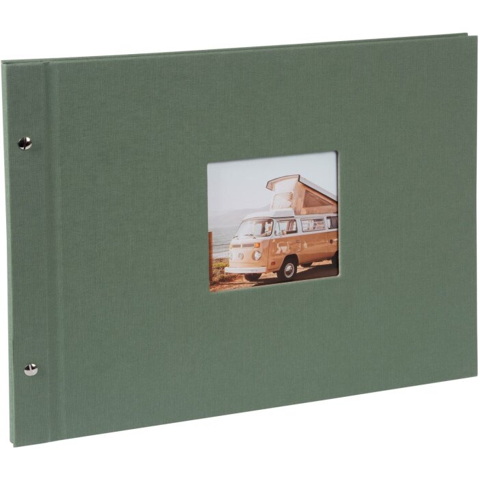 Goldbuch album se šroubovacím uzávěrem Bella Vista Artichoke 40 stran plátěný obal 39x31 cm