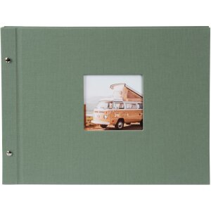 Goldbuch album se šroubovacím uzávěrem Bella Vista Artichoke 40 stran plátěný obal 39x31 cm