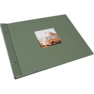 Goldbuch album se šroubovacím uzávěrem Bella Vista Artichoke 40 stran plátěný obal 39x31 cm