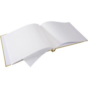 Goldbuch album se šroubovacím uzávěrem Bella Vista hořčice 39x31 cm 40 bílých stran