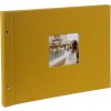 Goldbuch album se šroubovacím uzávěrem Bella Vista hořčice 39x31 cm 40 bílých stran