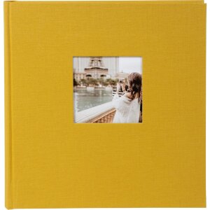 Goldbuch Jumbo fotoalbum Bella Vista hořčice 30x31 cm 100 bílých stran