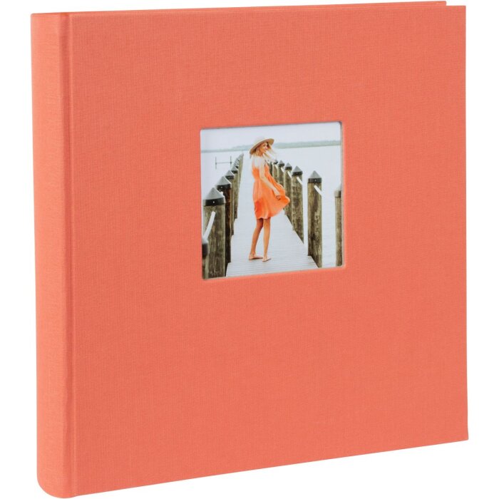 Goldbuch Jumbo fotoalbum Bella Vista lososová 30x31 cm 100 bílých stran plátno