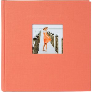 Goldbuch Jumbo fotoalbum Bella Vista lososová 30x31 cm 100 bílých stran plátno