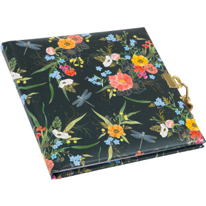 Goldbuch diář Verano tmavý 16,5x16,5 cm 96 bílých stran