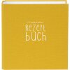 Goldbuch složka na recepty Bella Vista hořčice 21x24 cm plátěná kroužková mechanika