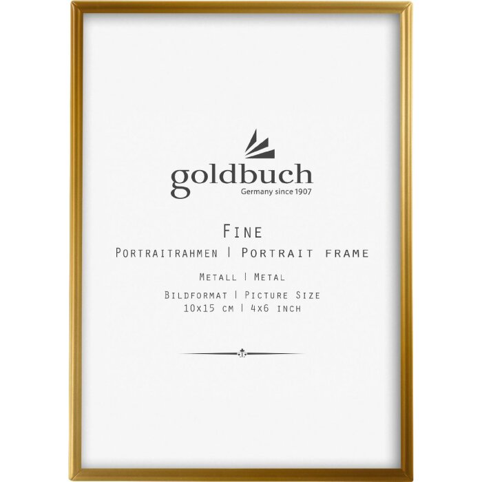 Goldbuch kovový rámeček na obrázky Fine gold 10x15 cm