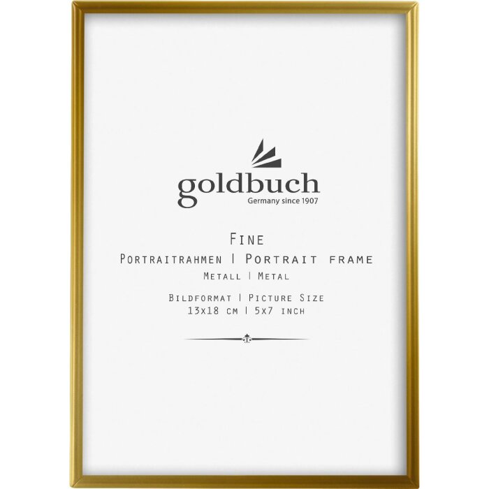 Goldbuch kovový rámeček na obrazy Fine gold 13x18 cm