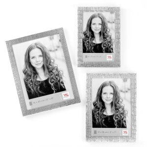 Hliníkový fotorámeček Walther Mirja 15x20 cm stříbrný lesklý