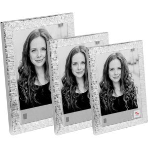 Hliníkový fotorámeček Walther Mirja 15x20 cm stříbrný lesklý