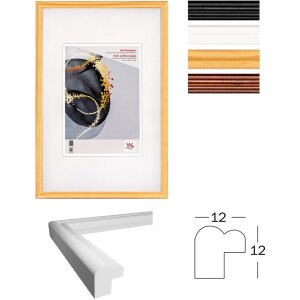 Dřevěný rám Walther Select 20x30 cm černé umělecké sklo