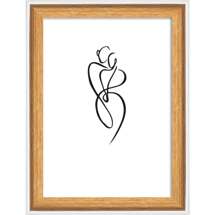 Dřevěný rám Walther Silhouette 10x15 cm přírodní