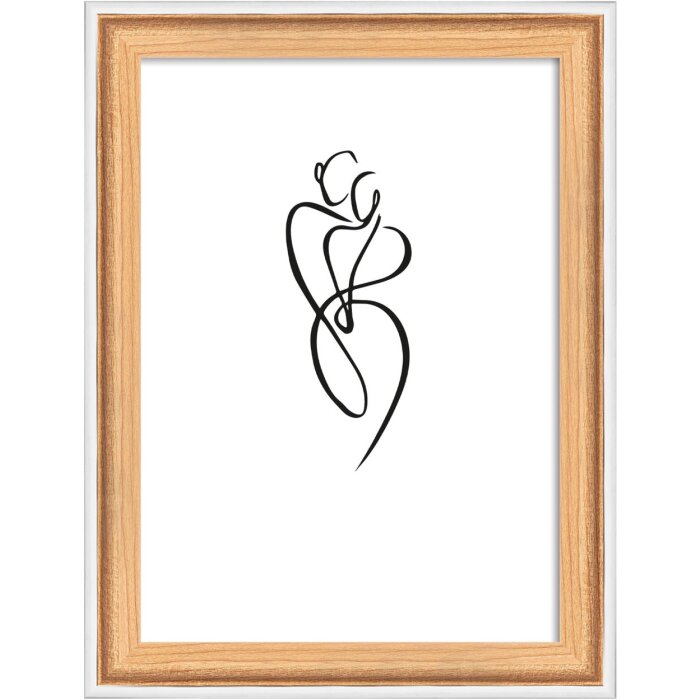 Dřevěný rám Walther Silhouette 10x15 cm buk