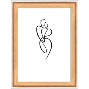 Dřevěný rám Walther Silhouette 10x15 cm buk