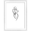 Dřevěný rám Walther Silhouette 10x15 cm bílý