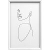 Dřevěný rám Walther Silhouette 20x30 cm bílý