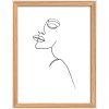 Dřevěný rám Walther Silhouette 15x20 cm buk