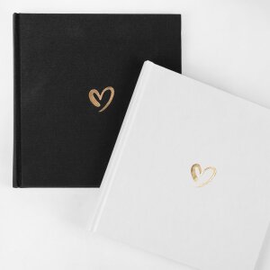 Lněné fotoalbum Walther Emotion 20x20 cm 40 bílých stran