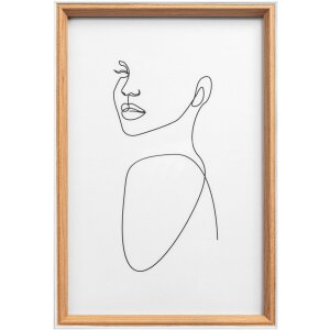 Walther dřevěný rám Silueta MDF dřevo 10x15 cm až 30x40 cm čiré sklo sklo