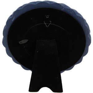 Clayre & Eef 2F1035 Rámeček na obraz modrý Ø 16x2 cm - Ø 8 cm