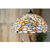 LumiLamp 5LL-6344 Tiffany stolní lampa modrá Ø 40x60 cm E27-max 2x60W