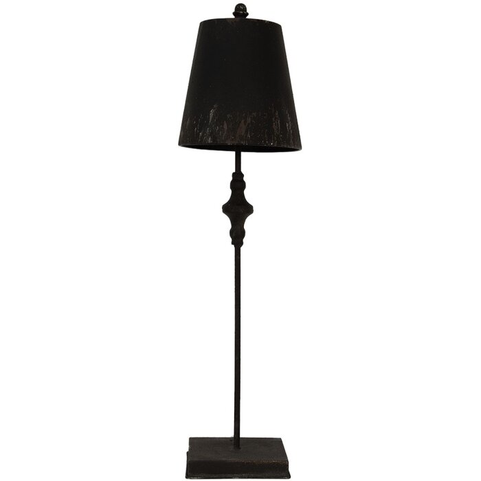 Clayre & Eef 5LMP670 Stolní lampa černá Ø 20x75 cm E27-max 1x60W
