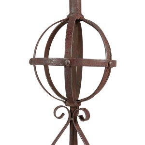 Clayre & Eef 5Y1038 Zahradní dekorace červená, hnědá Ø 16x61 cm