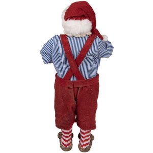 Clayre & Eef 65234 Vánoční dekorace Father Christmas Red 16x8x28 cm
