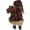 Clayre & Eef 65260 Father Christmas Brown Beige 26x16x47 cm Dekorace ve venkovském stylu