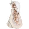 Clayre & Eef 65261 Dekorativní anděl béžovo-růžový 21x12x35 cm vánoční dekorace