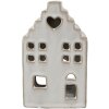 Clayre & Eef 6CE1588M Svícen Christmas Cottage Beige 9x7x14 cm