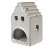 Clayre & Eef 6CE1588M Svícen Christmas Cottage Beige 9x7x14 cm