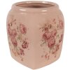 Clayre & Eef 6CE1604M Květináč do interiéru růžový 14x14x16 cm