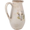 Clayre & Eef 6CE1606M Dekorativní džbán béžový 17x13x22 cm