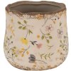 Clayre & Eef 6CE1610XS Květináč do interiéru béžový žlutý Ø 11x10 cm