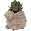 Clayre & Eef 6CE1622 Květináč do interiéru béžový 17x12x12 cm