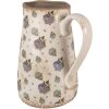 Clayre & Eef 6CE1640L Dekorativní džbán béžově modrý 21x15x23 cm