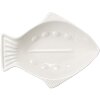 Clayre & Eef 6CEBO0057 Polévková mísa Fish White 19x15x4 cm