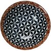 Clayre & Eef 6CEBO0061 Polévková miska černá bílá Ø 15x5 cm - 300 ml