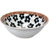 Clayre & Eef 6CEBO0064 Polévková miska bílá černá Ø 15x5 cm - 300 ml