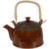 Clayre & Eef 6CETE0137 Čajová konvice hnědá Ø 14x12 cm - 750 ml