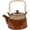 Clayre & Eef 6CETE0139 Čajová konvice hnědá Ø 14x12 cm - 750 ml