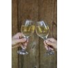 Clayre & Eef 6GL4400 Sklenice na víno průhledná Ø 8x17 cm 250 ml
